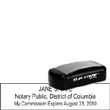 Notary Pocket Stamp 2773 - Dist. Of Columbia NOTARY_POCKET_STAMP_DC