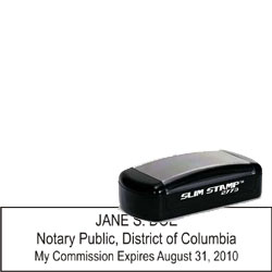 Notary Pocket Stamp 2773 - Dist. Of Columbia NOTARY_POCKET_STAMP_DC