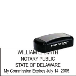 Notary Pocket Stamp 2773 - Delaware NOTARY_POCKET_STAMP_DE