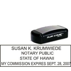 Notary Pocket Stamp 2773 - Hawaii NOTARY_POCKET_STAMP_HI