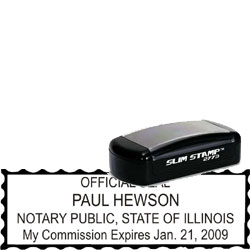 Notary Pocket Stamp 2773 - Illinois NOTARY_POCKET_STAMP_IL