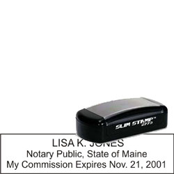 Notary Pocket Stamp 2773 - Maine NOTARY_POCKET_STAMP_ME