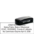 Notary Pocket Stamp 2773 - Mississippi NOTARY_POCKET_STAMP_MS