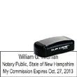 Notary Pocket Stamp 2773 - New Hampshire NOTARY_POCKET_STAMP_NH