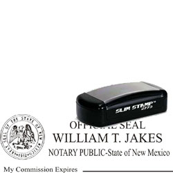 Notary Pocket Stamp 2773 - New Mexico NOTARY_POCKET_STAMP_NM