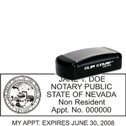 Notary Pocket Stamp 2773 - Nevada 2 NOTARY_POCKET_STAMP_NV2