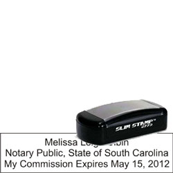 Notary Pocket Stamp 2773 - South Carolina NOTARY_POCKET_STAMP_SC