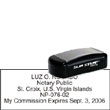 Notary Pocket Stamp 2773 - Virgin Islands NOTARY_POCKET_STAMP_VI
