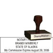 Notary Wood Rectangle - Alaska NOTARY_WOOD_RECTANGLE_AK