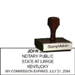 Notary Wood Rectangle  - Kentucky NOTARY_WOOD_RECTANGLE_KY