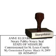 Notary Wood Rectangle  - Missouri 2 NOTARY_WOOD_RECTANGLE_MO2