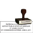 Notary Wood Rectangle  - Missouri NOTARY_WOOD_RECTANGLE_MO