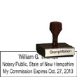 Notary Wood Rectangle  - New Hampshire NOTARY_WOOD_RECTANGLE_NH