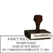 Notary Wood Rectangle  - New Jersey NOTARY_WOOD_RECTANGLE_NJ
