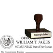 Notary Wood Rectangle  - New Mexico NOTARY_WOOD_RECTANGLE_NM