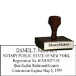 Notary Wood Rectangle  - New York NOTARY_WOOD_RECTANGLE_NY