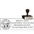 Notary Wood Rectangle - Ohio NOTARY_WOOD_RECTANGLE_OH