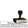 Notary Wood Rectangle  - South Carolina NOTARY_WOOD_RECTANGLE_SC