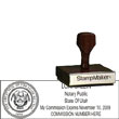 Notary Wood Rectangle  - Utah 2 NOTARY_WOOD_RECTANGLE_UT2