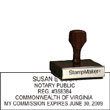 Notary Wood Rectangle  - Virginia NOTARY_WOOD_RECTANGLE_VA