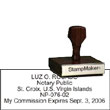 Notary Wood Rectangle  - Virgin Islands NOTARY_WOOD_RECTANGLE_VI