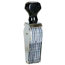 JustRite BA0-10 Alpha Number Stamp - SA BA0_10SA