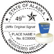 Architect Seal - Pre Inked Stamp - Alaska ARCHITECT_STAMP_PRE_INKED_ALASKA