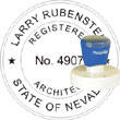 Architect Seal - Pre Inked Stamp - Nevada ARCHITECT_STAMP_PRE_INKED_NEVADA