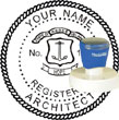 Architect Seal - Pre Inked Stamp - Rhode Island ARCHITECT_STAMP_PRE_INKED_RHODE_ISLAND