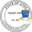 Architect Seal - Pre Inked Stamp - Utah ARCHITECT_STAMP_PRE_INKED_UTAH