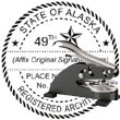 Architect Seal - Desk Top Style - Alaska ARCHITECT_DESK_TOP_ALASKA