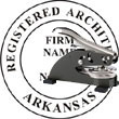 Architect Seal - Desk Top Style - Arkansas ARCHITECT_DESK_TOP_ARKANSAS