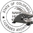 Architect Seal - Desk Top Style - Colorado ARCHITECT_DESK_TOP_COLORADO