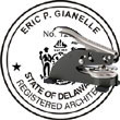 Architect Seal - Desk Top Style - Delaware ARCHITECT_DESK_TOP_DELAWARE