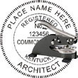 Architect Seal - Desk Top Style - Kentucky ARCHITECT_DESK_TOP_KENTUCKY
