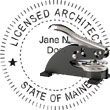 Architect Seal - Desk Top Style - Maine ARCHITECT_DESK_TOP_MAINE