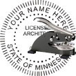 Architect Seal - Desk Top Style - Minnesota ARCHITECT_DESK_TOP_MINNESOTA