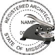 Architect Seal - Desk Top Style - Mississippi ARCHITECT_DESK_TOP_MISSISSIPPI
