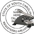 Architect Seal - Desk Top Style - South Carolina ARCHITECT_DESK_TOP_SOUTH_CAROLINA