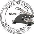 Architect Seal - Desk Top Style - Utah ARCHITECT_DESK_TOP_UTAH