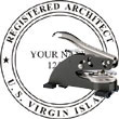 Architect Seal - Desk Top Style - Virgin Islands ARCHITECT_DESK_TOP_VIRGIN_ISLANDS