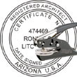 Architect Seal - Pocket Style - Arizona ARCHITECT_POCKET_SEAL_ARIZONA