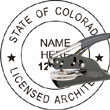 Architect Seal - Pocket Style - Colorado ARCHITECT_POCKET_SEAL_COLORADO