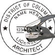 Architect Seal - Pocket Style - Dist of Columbia ARCHITECT_POCKET_SEAL_DISTRICT_OF_COLUMBIA