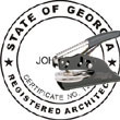 Architect Seal - Pocket Style - Georgia ARCHITECT_POCKET_SEAL_GEORGIA