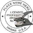 Architect Seal - Pocket Style - Hawaii ARCHITECT_POCKET_SEAL_HAWAII