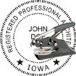 Architect Seal - Pocket Style - Iowa ARCHITECT_POCKET_SEAL_IOWA