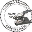 Architect Seal - Pocket Style - Illinois ARCHITECT_POCKET_SEAL_ILLINOIS
