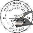 Architect Seal - Pocket Style - Indiana ARCHITECT_POCKET_SEAL_INDIANA