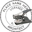 Architect Seal - Pocket Style - Kansas ARCHITECT_POCKET_SEAL_KANSAS